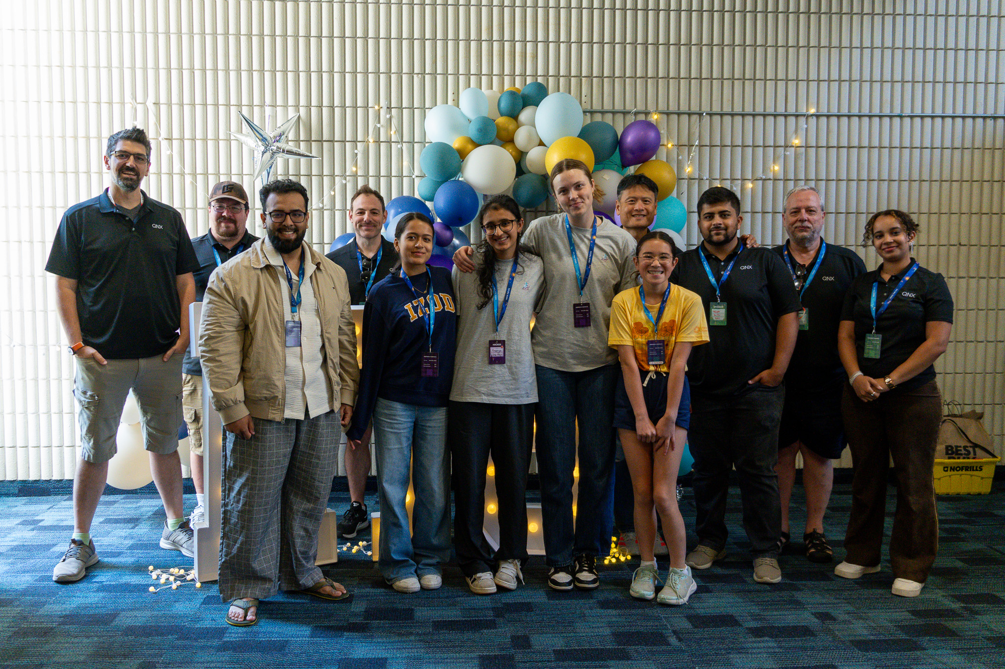 The Praxis team at the hackathon
